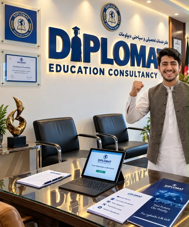 دیوار لوگوی دیپلومات